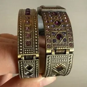 Heidi Daus | Accessories | Heidi Daus Purple And Gold Ornate  display picture 3